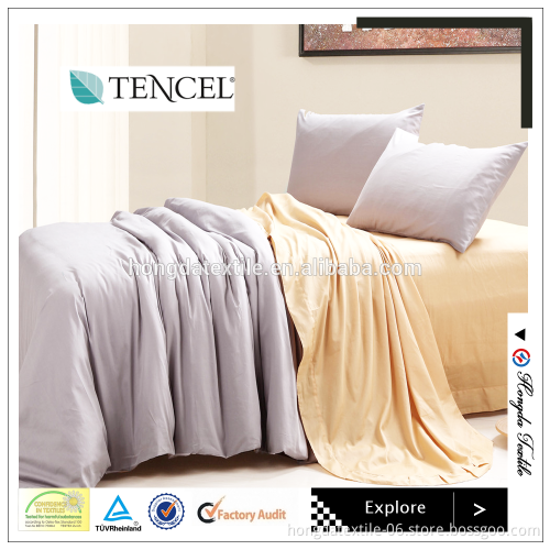 Wholesale 100% Lyocell / Tencel fiber bedding sheeet sets